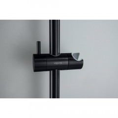 AQ2012MB ЕВРОПА душевой гарнитур 1jet 65 см, матовый черный