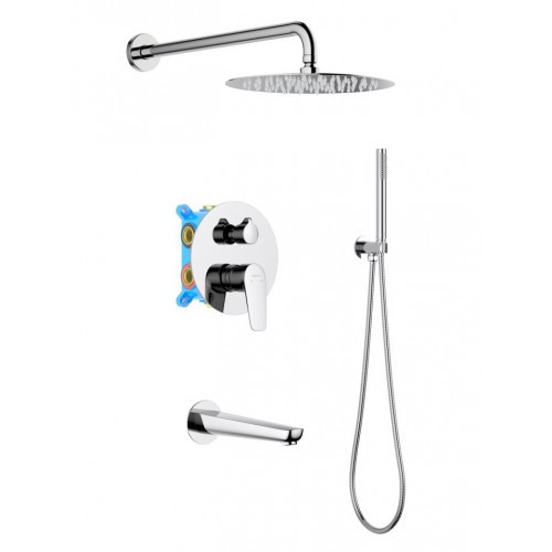 AQ1173CR БЕТТА Set 4 в 1 душевой комплект 3 режима