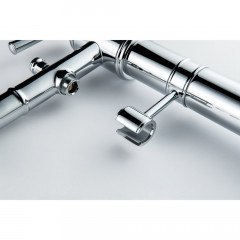 AQ1545CR КЛАССИК смеситель для ванны напольный (внешняя и скрытая часть)