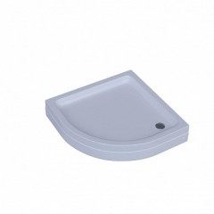 Поддон акриловый, 1/4 круга, с ножками и съемной панелью. БЕЗ СИФОНА. 90*90*15