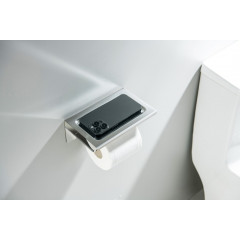 AQ4309CR ЛИБРА бумагодержатель с полкой