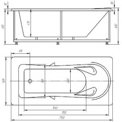 Леда пустая без фр.экр.