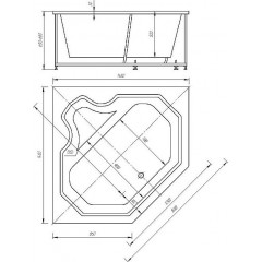 Лира пустая без фр.экр. (вклеенный каркас)