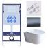 SET AQUATEK ПОЛАРИС (рама AQUATEK Standard INS-0000012+унитаз ПОЛАРИС AQ0700-01 с тонким сиденьем soft-close+ крепеж KKI-0000002 +панель KDI-0000034)