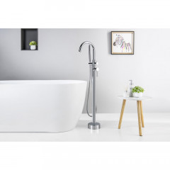 AQ1345CR ЕВРОПА смеситель для ванны напольный