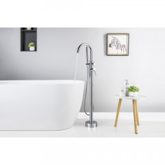 AQ1345CR ЕВРОПА смеситель для ванны напольный