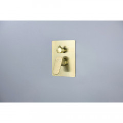 AQ1272BG ОБЕРОН Set 3 в 1 душевой комплект 2 режима, шлиф. золото