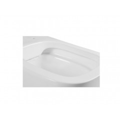 AQ2002-00 ЛУГАНО Унитаз подвесной безободковый 510*350*360мм, тонкое сиденье с механизмом плавного закрывания, крепеж