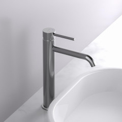 AQ1304CR ЕВРОПА смеситель для раковины высокий 215, без донного клапана