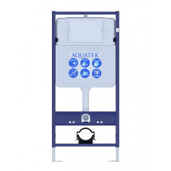 SET AQUATEK ЛИБРА T (рама AQUATEK Standard INS-0000012(без клавиши и крепежа)+унитаз ЛИБРА AQ1505T-00 с тонким сиденьем soft-close TORNADO)