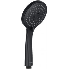 AQ2040MB ВЕГА душевая система (смеситель для ванны) 3jet 250мм, матовый черный