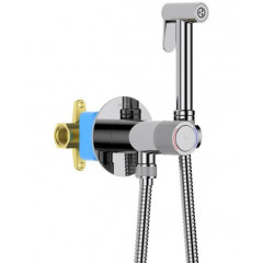 AQ1023CR БЕТТА комплект для гигиенического душа Select встроенный (смеситель + гигиеническая лейка + шланг)