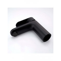 AQ1810MB НИКА смеситель для раковины 90 без донного клапана, матовый черный