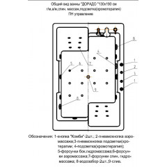 Дорадо пустая с фр.экр. (вклеенный каркас)