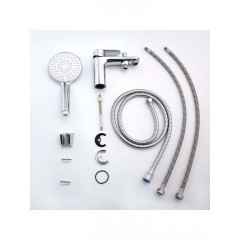 AQ1844CR НИКА смеситель врезной на борт ванны на 1 отв.