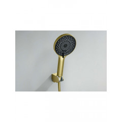 AQ2035BG ЛУГАНО душевой набор 3jet, шлиф.золото