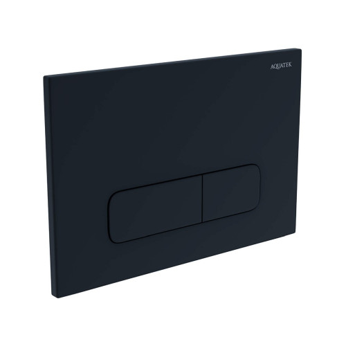 PNS-0000010 (002DQ) Панель смыва Черная матовая для INSP-0000001 Pneumo S (клавиши прямоугольная)