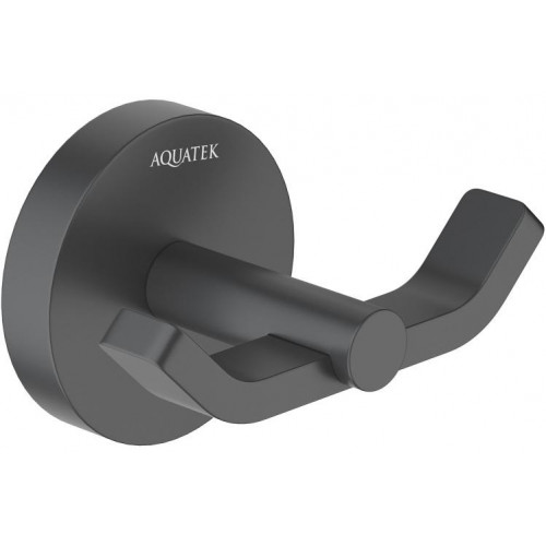 AQ4602MB БЕТТА крючок двойной, матовый черный