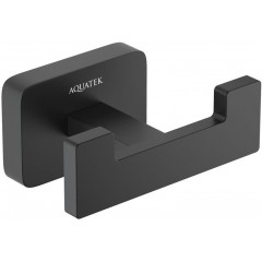 AQ4302MB ЛИБРА крючок двойной, матовый черный