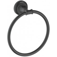 AQ4512MB КЛАССИК полотенцедержатель кольцо, матовый черный