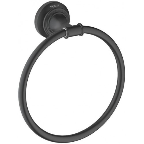 AQ4512MB КЛАССИК полотенцедержатель кольцо, матовый черный