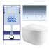 SET AQUATEK АЛЬТАИР-016 4в1 (рама AQUATEK Standard INS-0000012+крепеж KKI-0000002+клавиша KDI-0000016+унитаз АЛЬТАИР AQ1980-00 с тонким сиденьем soft-