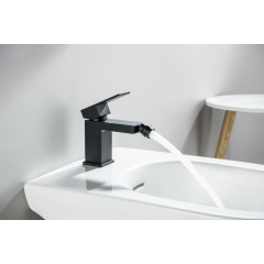 AQ1618MB ЛИБРА смеситель для биде, матовый черный