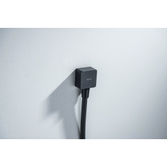 AQ2459MB шланговое подсоединение, матовый черный