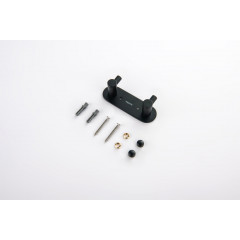 AQ4102MB ЕВРОПА крючок двойной, матовый черный