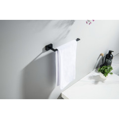 AQ4319MB ЛИБРА полотенцедержатель, матовый черный