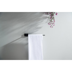 AQ4319MB ЛИБРА полотенцедержатель, матовый черный