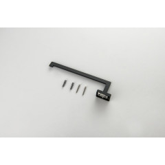 AQ4319MB ЛИБРА полотенцедержатель, матовый черный