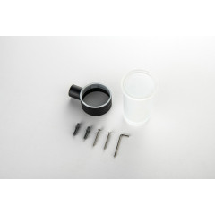 AQ4427MB ЛИРА стакан с держателем, матовый черный