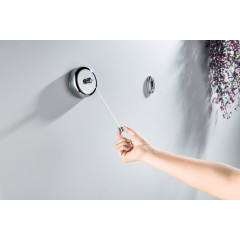 AQ4994CR веревка для белья 2,5 м в комплекте с держателем, полир. хром