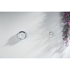 AQ4994CR веревка для белья 2,5 м в комплекте с держателем, полир. хром