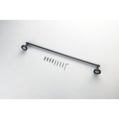 AQ4614MB БЕТТА полотенцедержатель 600 мм, матовый черный