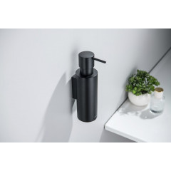 AQ4205MB ОБЕРОН дозатор, матовый черный