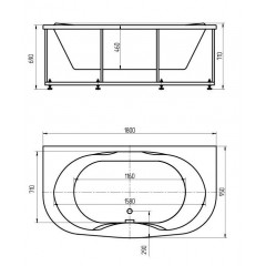 Мелисса пустая с фр.экр. (вклеенный каркас)