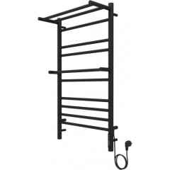 Альфа П10 500х900 электрический (quick touch) Полотенцесушитель Aquatek (черный муар)