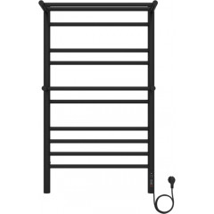 Альфа П10 500х900 электрический (quick touch) Полотенцесушитель Aquatek (черный муар)
