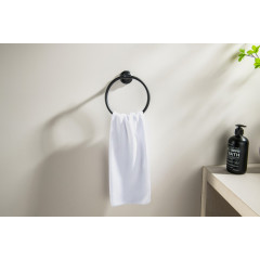 AQ4512MB КЛАССИК полотенцедержатель кольцо, матовый черный