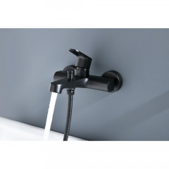 AQ1240MB ОБЕРОН смеситель для ванны, матовый черный