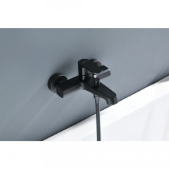 AQ1240MB ОБЕРОН смеситель для ванны, матовый черный