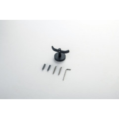 AQ4602MB БЕТТА крючок двойной, матовый черный