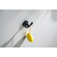 AQ4602MB БЕТТА крючок двойной, матовый черный