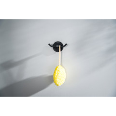 AQ4602MB БЕТТА крючок двойной, матовый черный