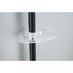 AQ2013MB БЕТТА душевой гарнитур 3jet 65 см, матовый черный