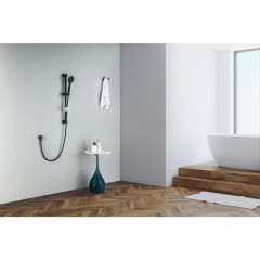 AQ2013MB БЕТТА душевой гарнитур 3jet 65 см, матовый черный