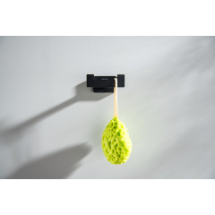 AQ4302MB ЛИБРА крючок двойной, матовый черный