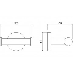 AQ4202CR ОБЕРОН крючок двойной